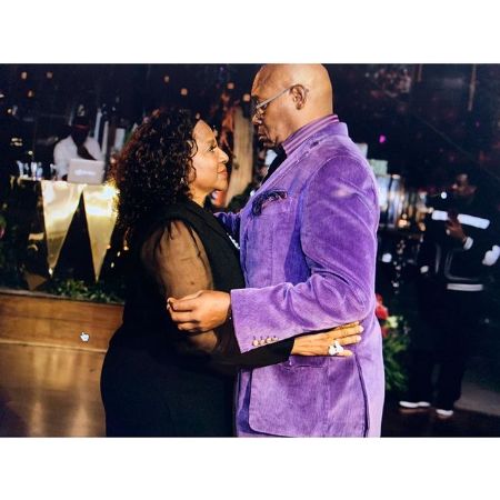 Samuel L. Jackson and his wife, LaTanya Richardson.